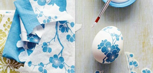 decoupage อีสเตอร์ของไข่ decoupage อีสเตอร์ของไข่