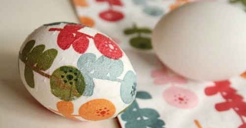 decoupage อีสเตอร์ของไข่ decoupage อีสเตอร์ของไข่