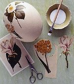 decoupage อีสเตอร์ของไข่