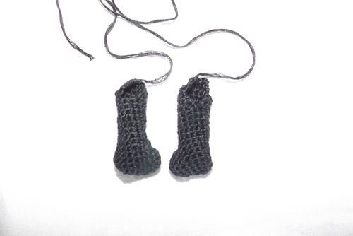 ของเล่นหมีแพนด้าถักด้วยมือของคุณเอง