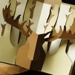 วิธีการทำโปสการ์ด kirigami?