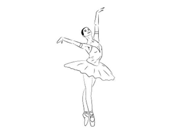 วิธีการวาดนักบัลเล่ต์ได้อย่างง่ายดายและเพียง