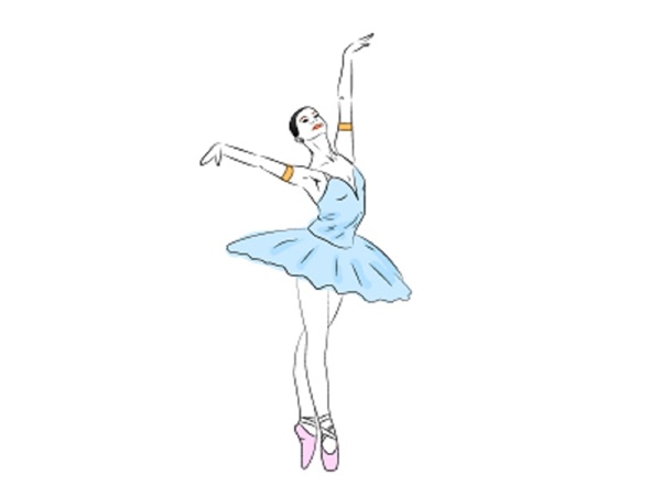 วิธีการวาดนักบัลเล่ต์ได้อย่างง่ายดายและเพียง