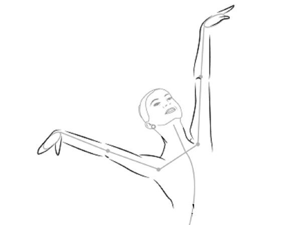 วิธีการวาดนักบัลเล่ต์ได้อย่างง่ายดายและเพียง