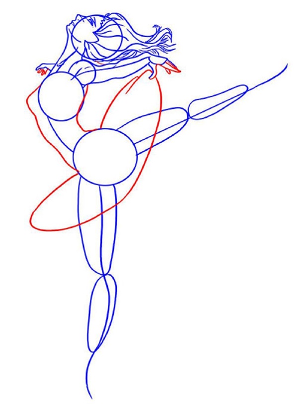 วิธีการวาดนักบัลเล่ต์ได้อย่างง่ายดายและเพียง