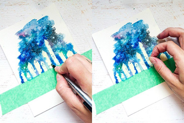 วิธีการวาดช่องว่าง