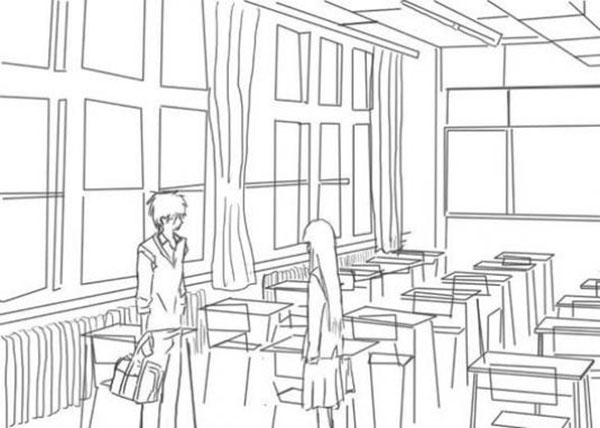 วิธีการวาดโรงเรียนครู