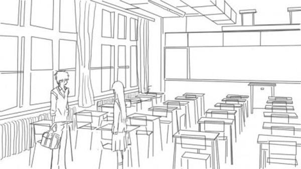 วิธีการวาดโรงเรียนครู