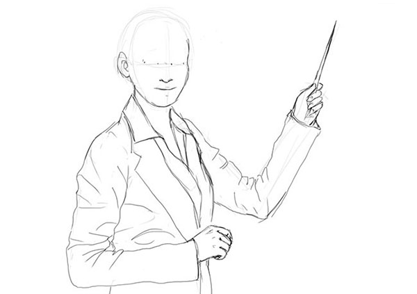 วิธีการวาดโรงเรียนครู