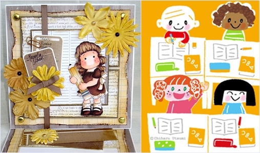 วิธีการทำบัตรอวยพรจากวันที่ 1 กันยายนด้วยมือของคุณเอง - รูปถ่าย