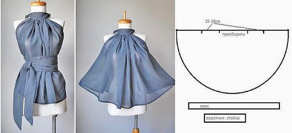 เสื้อด้วยมือของตัวเอง: รูปแบบและคำแนะนำสำหรับการตัดเย็บ