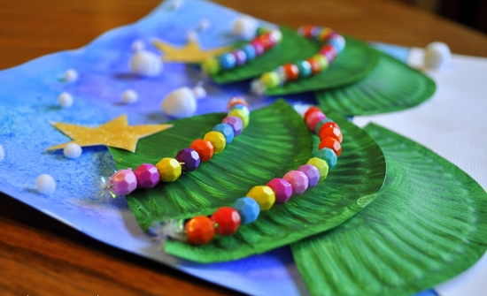 งานฝีมือปีใหม่ในโรงเรียนอนุบาล: photo master-class