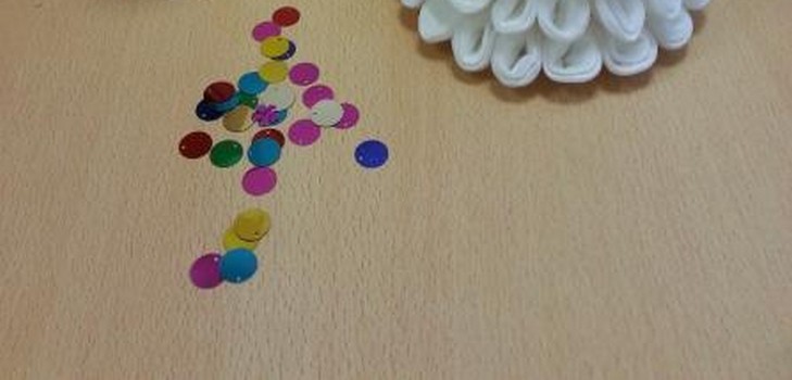 งานฝีมือปีใหม่ในโรงเรียนอนุบาล