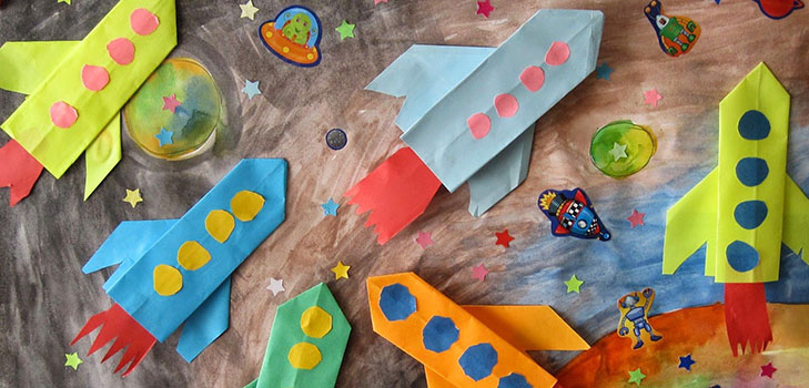 งานฝีมือสำหรับวันนักบินอวกาศ