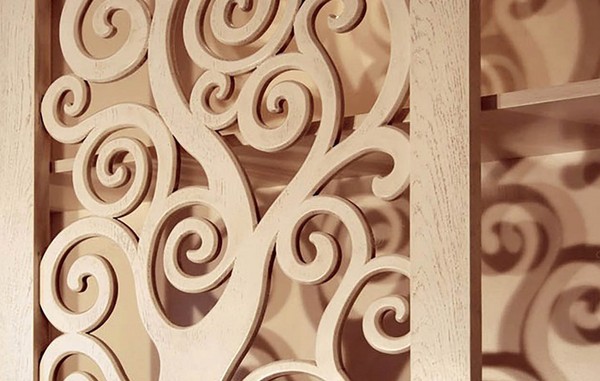 ด้าย (openwork) และกระดาษรองลาย