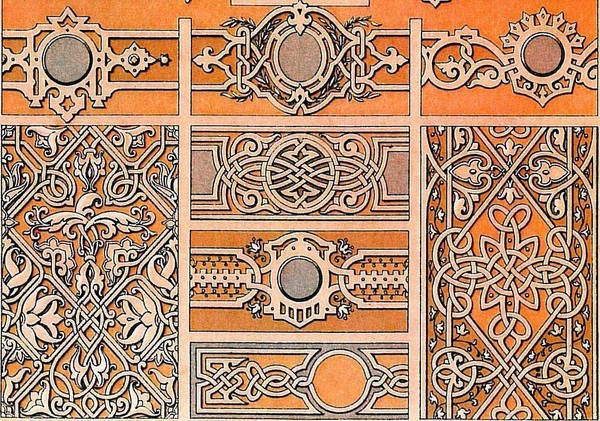 ด้าย (openwork) และกระดาษรองลาย