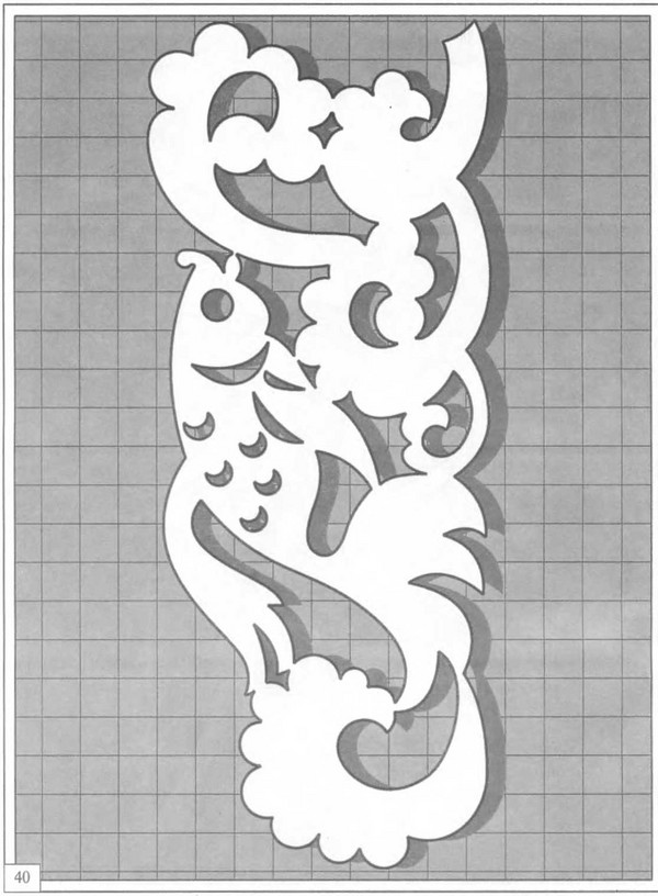 ด้าย (openwork) และกระดาษรองลาย