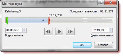 วิธีใส่เพลงในงานนำเสนอ