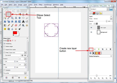 วาเลนไทน์ด้วยมือของตัวเอง: วาดหัวใจใน GIMP