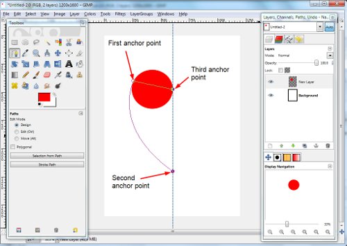 วาเลนไทน์ด้วยมือของตัวเอง: วาดหัวใจใน GIMP