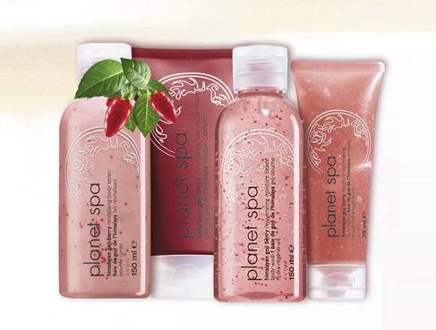 สปา Avon Planet Spa "Himalayan Berry" หน้ากากช่วยให้ผิวชุ่มชื้น