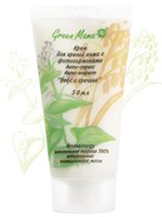 Green Mama "Oats และบัควีท" ครีมสำหรับผิวผู้ใหญ่ที่มี phytohormones Anti-stress Anti-age