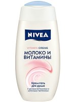เจลอาบน้ำ Nivea Milk and Vitamin Cream