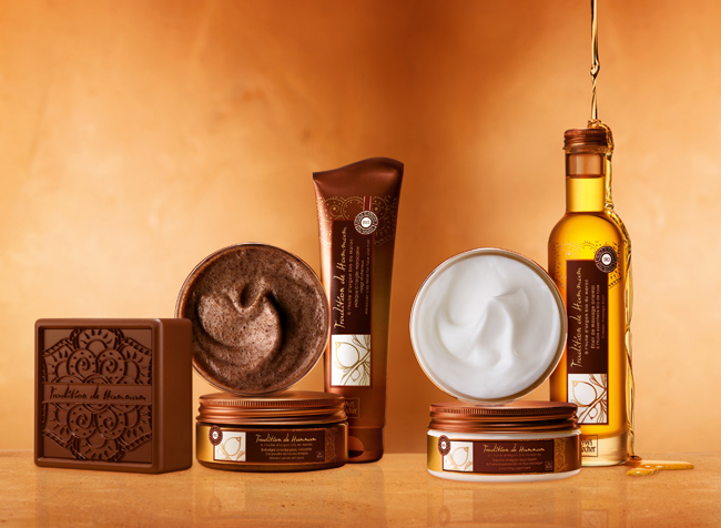 Yves Rocher TRADITION DE HAMMAM สบู่เครื่องสำอางค์หน้ากากยาหม่องยาอายุวัฒนะ