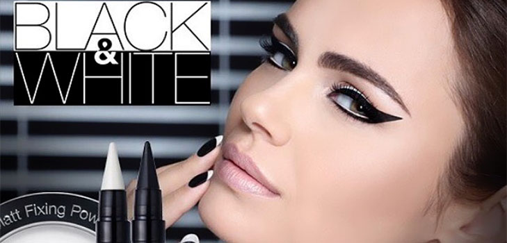 Black & White: คอลเลกชันของแต่งหน้า Isadora ลักษณะ Monochrome