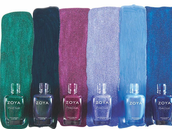 Glitter ของอัญมณีในการเก็บรวบรวมเทศกาลของวาร์นิช Zoya Enchanted 2016-2017
