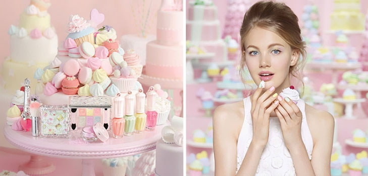 ความงามของหวาน: คอลเลกชันฤดูใบไม้ผลิของการแต่งหน้า Jill Stuart ขนม Couture