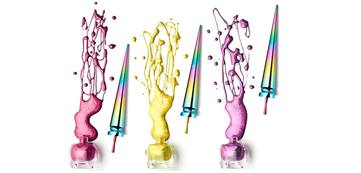 เงาโลหะและสายรุ้ง: คอลเลกชันของ varnishes Christian Louboutin Loubichrome