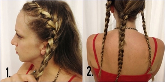 วิธีการทำทรงผมเย็นกับ braids
