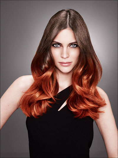 การระบายสีบนผมสีเข้ม