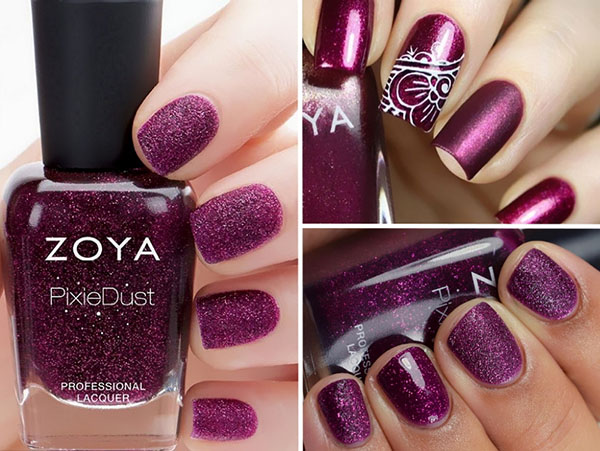ศิลปะเล็บปีใหม่ที่ดีที่สุดกับวานิลลา Zoya Enchanted
