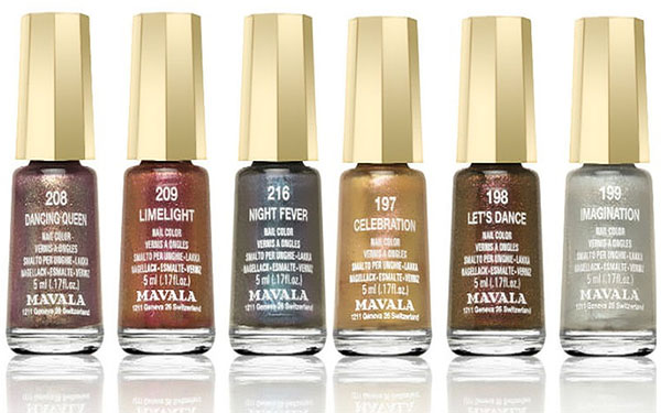 ความมหัศจรรย์ของวันหยุดในชุดของวาร์นิช Mavala Disco Color