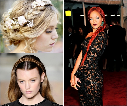 แฟชั่น braids ฤดูใบไม้ผลิ - ฤดูร้อน 2013