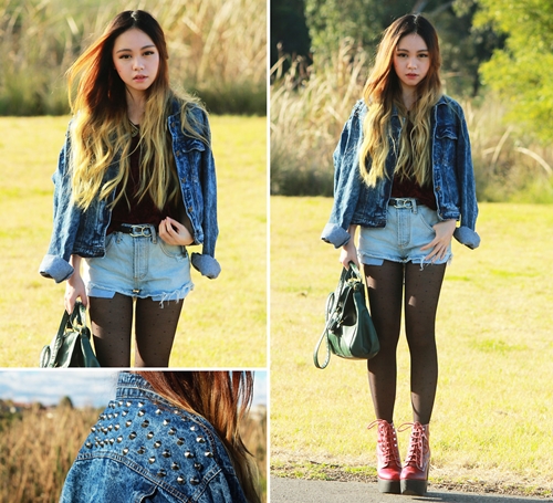 กับสิ่งที่สวมใส่เสื้อยีนส์: รูปถ่ายของเสื้อผ้าที่ทันสมัยที่สุด