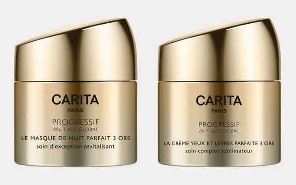 ความลับของเยาวชน: anti aging novelties Carita Trio ของทอง