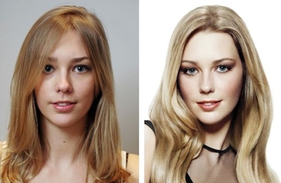 เทคนิคการทำสีผม 3D: ก่อนและหลังรูป เทคนิคการทำสีผม 3D: ก่อนและหลังรูป