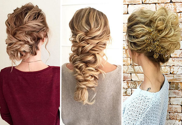 พวงหรีดและ braids: hairstyles หญิงสำหรับปีใหม่