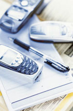 ฐาน IMEI โทรศัพท์สีขาวและสีเทา
