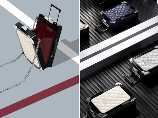 ถนนสาย: รถเข็นกระเป๋าใบคลัตช์ Minaudiere จาก Chanel