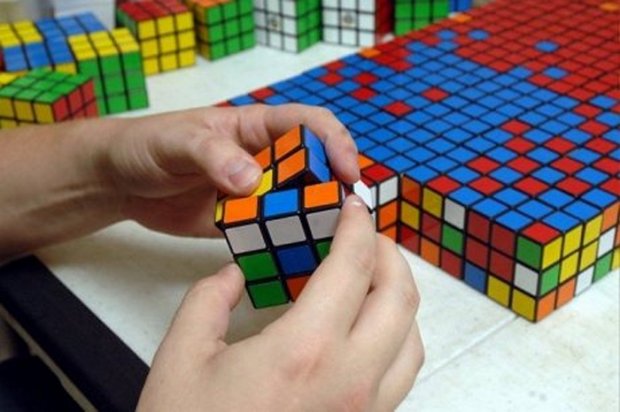 วิธีการเพิ่มลูกบาศก์ของ Rubik รวบรวม Ruby's cube 3x3, แผนผังการประกอบ