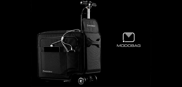 Modobag สำหรับการเดินทางที่มีชีวิตชีวา: กระเป๋าเดินทางแบบใช้มอเตอร์ครั้งแรก