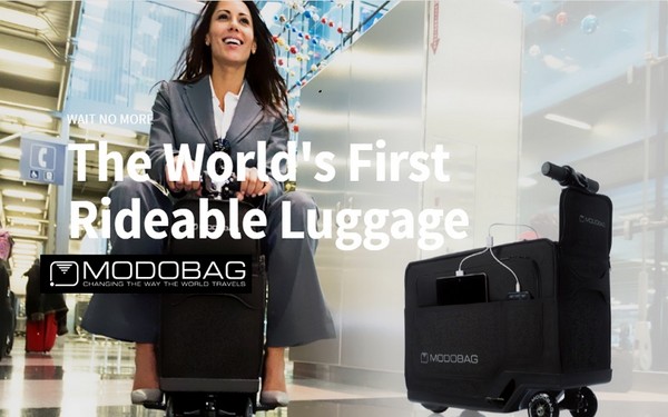 Modobag สำหรับการเดินทางที่มีชีวิตชีวา: กระเป๋าเดินทางแบบใช้มอเตอร์ครั้งแรก