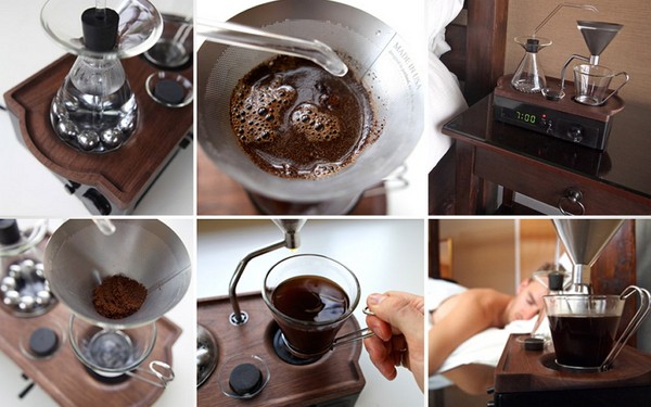 ของขวัญสำหรับเครื่องชงกาแฟ: เครื่องชงกาแฟปลุก Barisieur