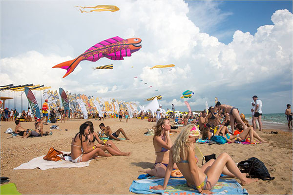 สภาพอากาศและอุณหภูมิน้ำใน Anapa ในเดือนสิงหาคม พ.ศ. 2560