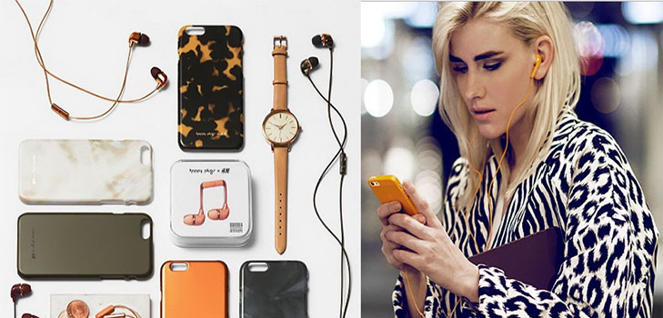 คู่ชาวสวีเดน: ชุดอุปกรณ์เสริม Happy Plugs x H & M