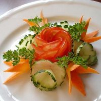 การตกแต่งอาหารเทศกาล การตกแต่งอาหารเทศกาล